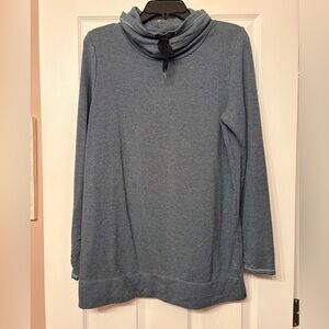 Cuddl Duds Blue-gray UltraCozy Top